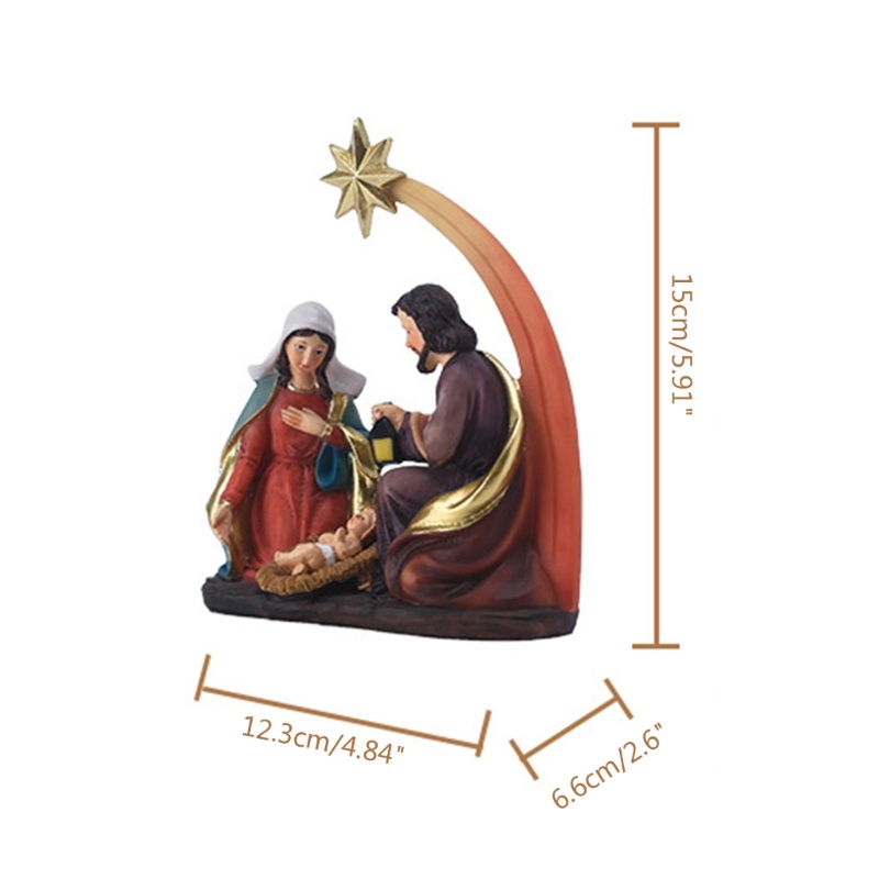 Đồ trang trí Tượng Chúa Jesus Trang Trí Giáng Sinh