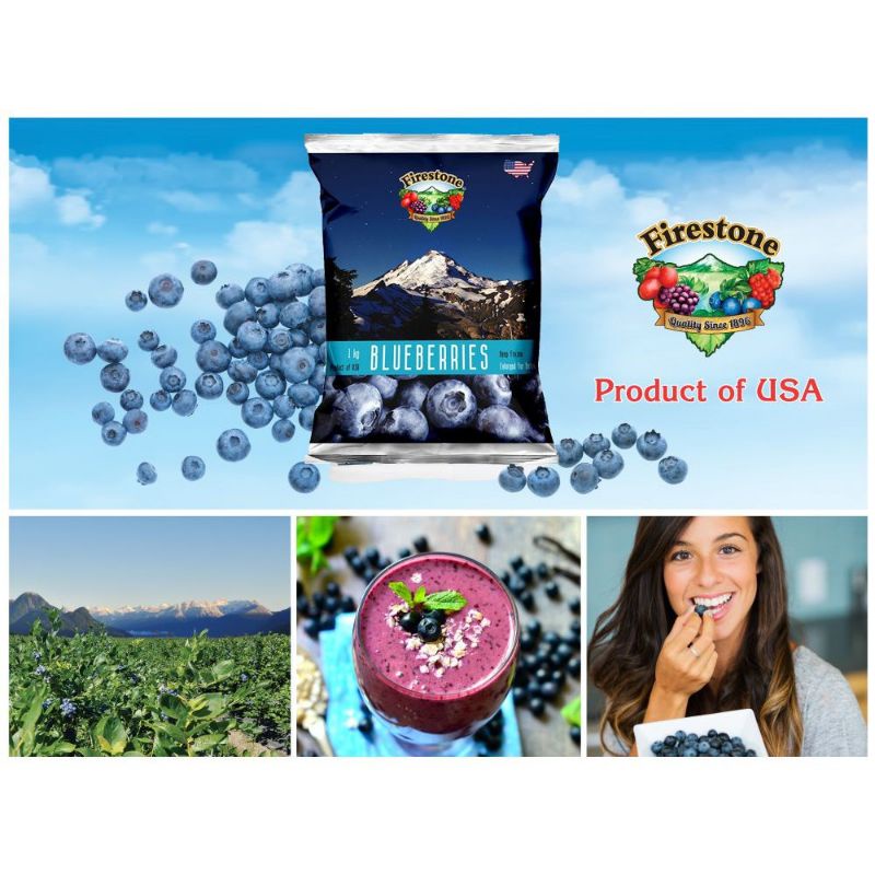 Việt quất tươi đông lạnh 1kg