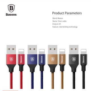 Cáp sạc iPhone dây dù Baseus Yiven chân lighting siêu bền - Bảo hành 12 tháng