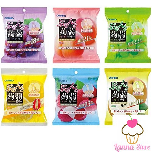 [Mã 77FMCGSALE1 giảm 10% đơn 250K] Thạch trái cây Orihiro gói 120gr (6 túi) và 240gram (12 túi) - Nhật Bản | BigBuy360 - bigbuy360.vn