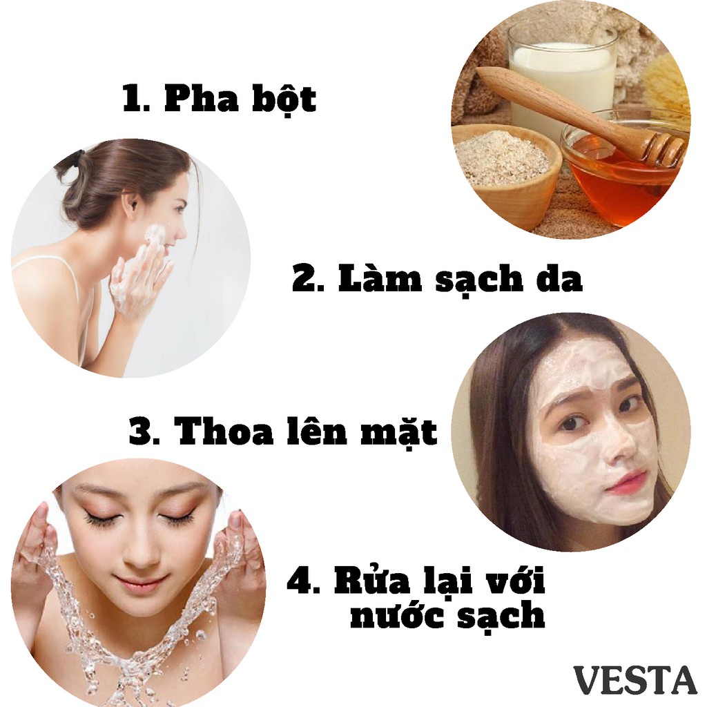 Bột Cám Gạo Sữa Nguyên Chất Vesta 100g | BigBuy360 - bigbuy360.vn