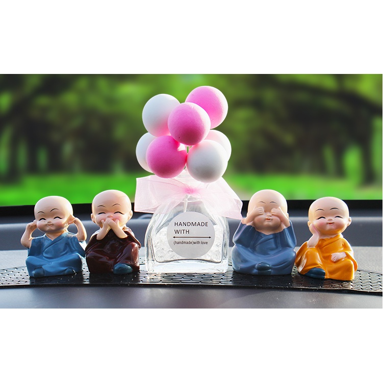 Set tượng tứ không trang trí taplo ô tô, táp lô xe hơi - D&A Shop