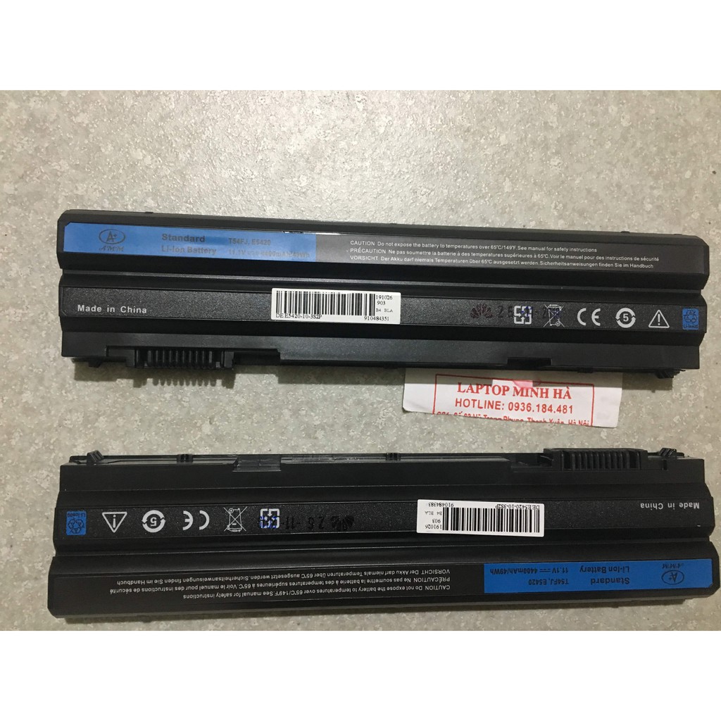 Pin laptop Dell Latitude E6540, E6440, E5530, E5430, E6520, E6420 bảo hành 1 đổi 1 toàn quốc