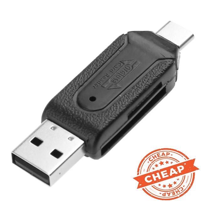 Đầu đọc thẻ nhớ tốc độ cao 480Mbps OTG USB 2.0 USB 3.1 Type-C chất lượng cao