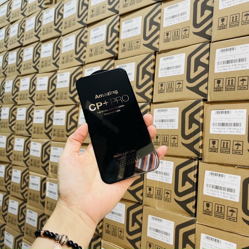Kính cường lực nillkin CP+ Pro iPhone 14 Pro Max ,13 Mini, 13, 13 Pro, 13 Pro Max, 12, 11, XS  Full màn hình chính hãng