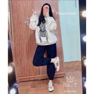 Quần jogger tăm dày L1