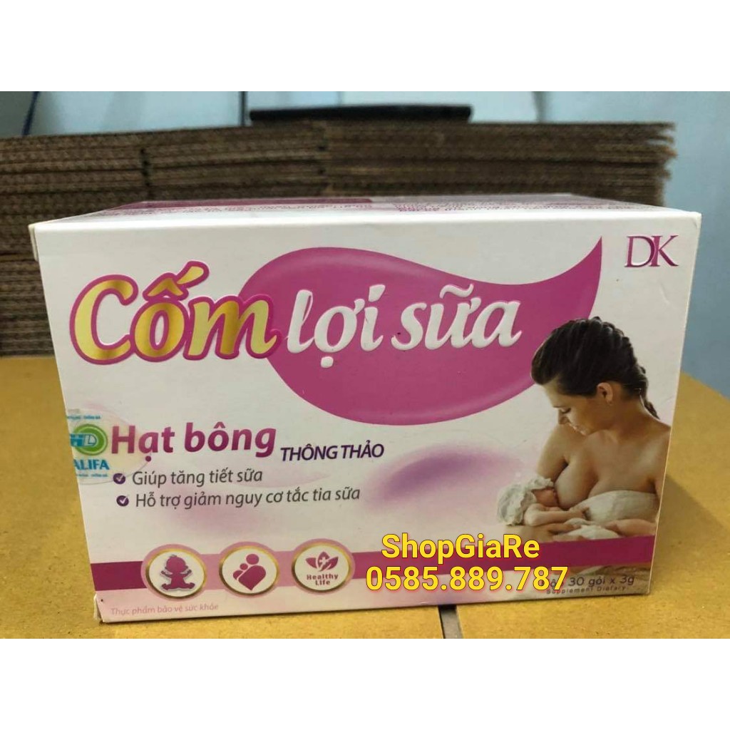 Cốm lợi sữa cho mẹ bầu và cho con bú