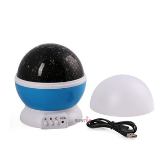 [ bảo hành 12 tháng ] đèn chiếu sao xoay 360 độ