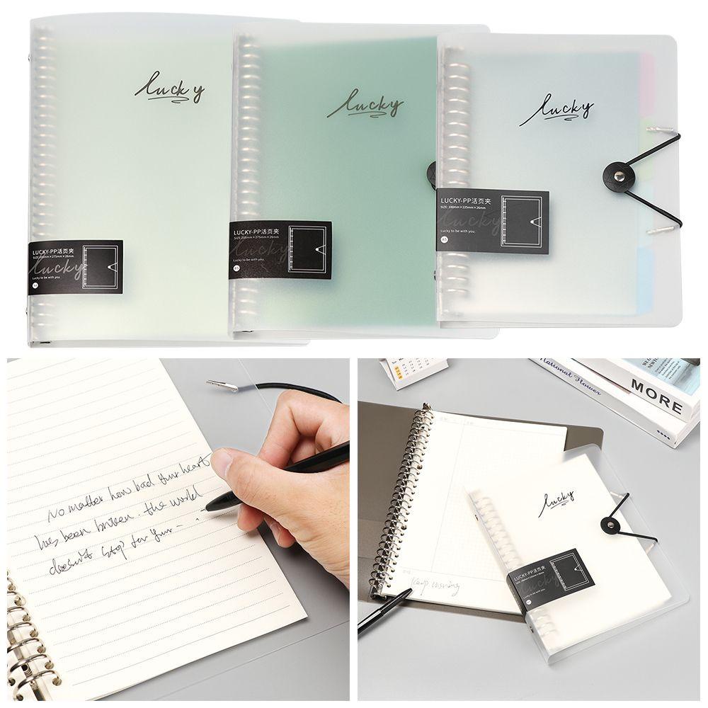 Vỏ Nhựa Bọc Sổ Tay Ghi Chú / Nhật Ký Thời Trang Có Thể Nạp Lại