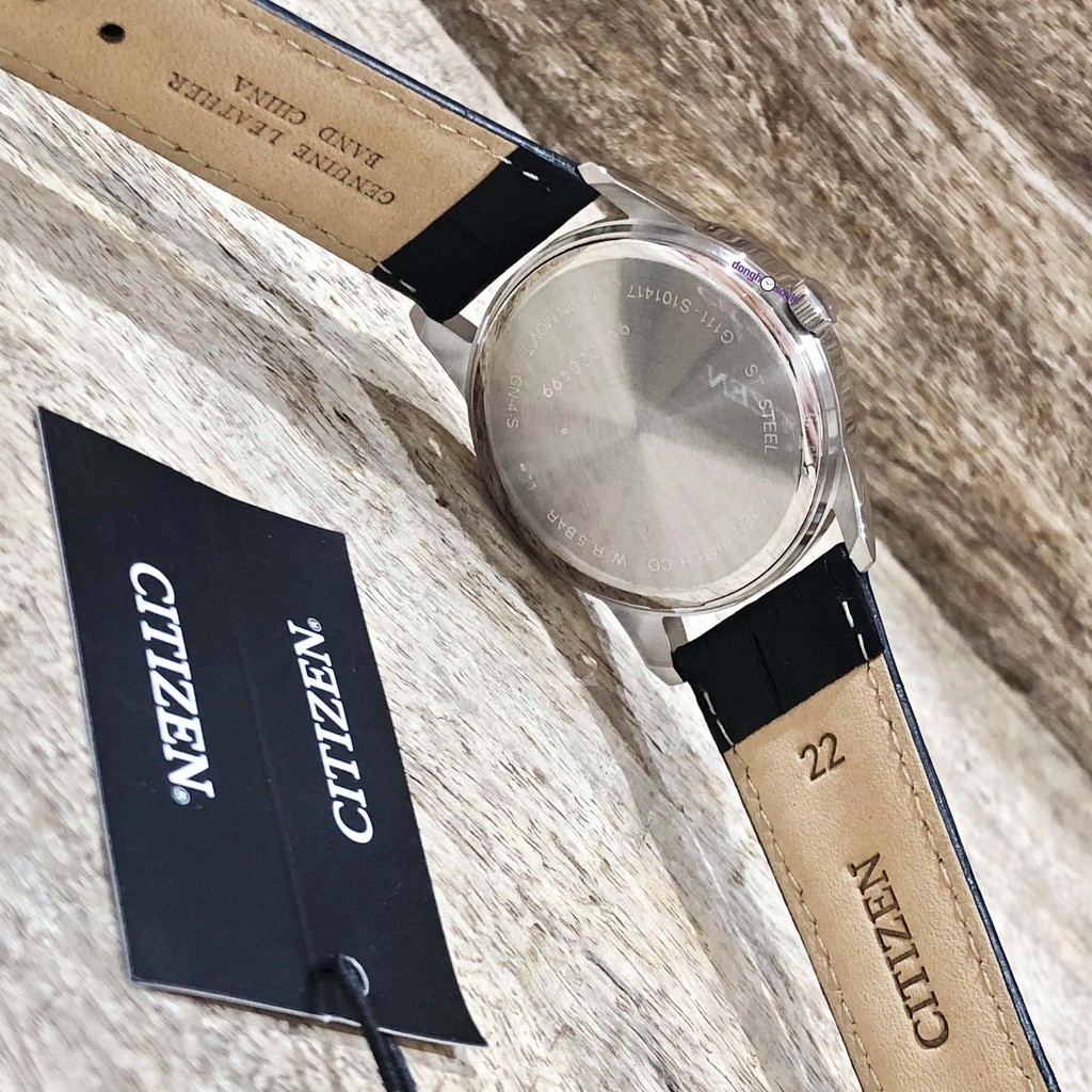 Đồng hồ nam Citizen Quartz wr50 White Dial BL5000-10A