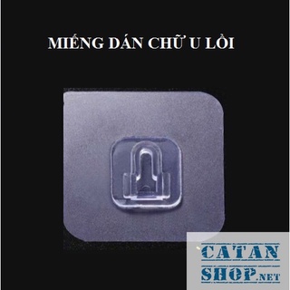 01 Miếng dán tường thay thế, dự phòng cho kệ góc, móc treo đồ chịu lực, miếng dán chữ U GD574-MD