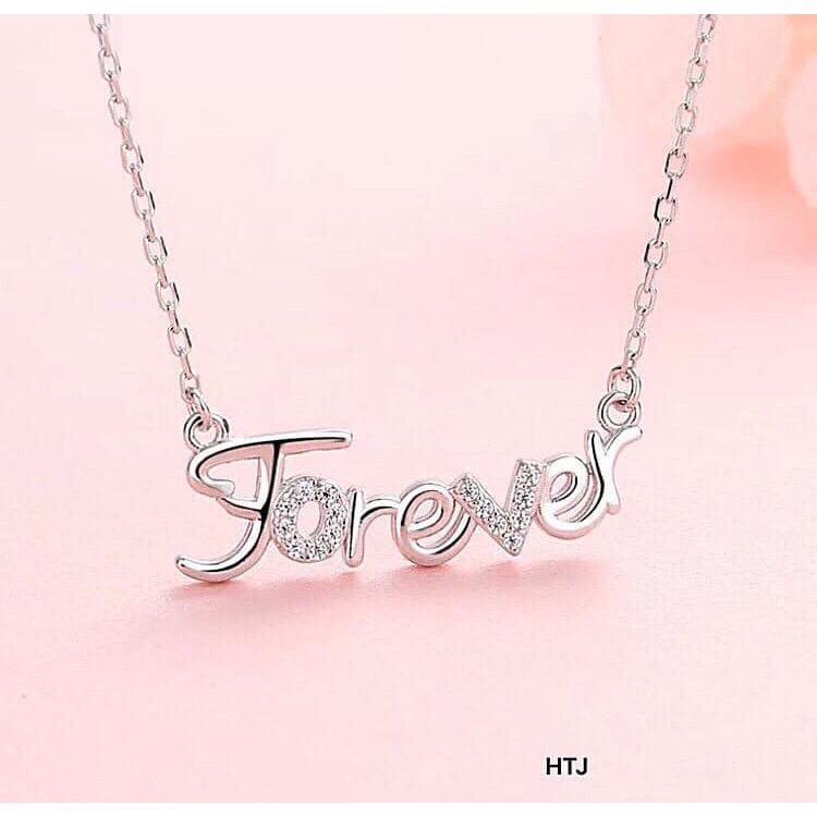 Dây chuyền FOREVER bạc ta cao cấp LINH MIU SILVER