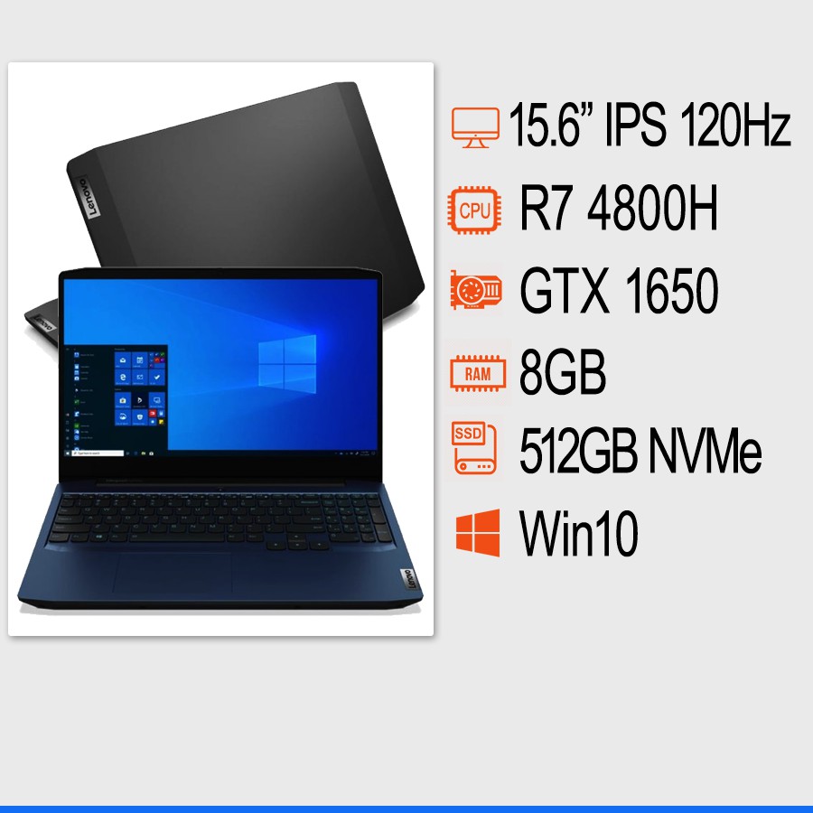 LAPTOP LENOVO IDEAPAD GAMING 3 15ARH05 (82EY00N3VN) CHÍNH HÃNG