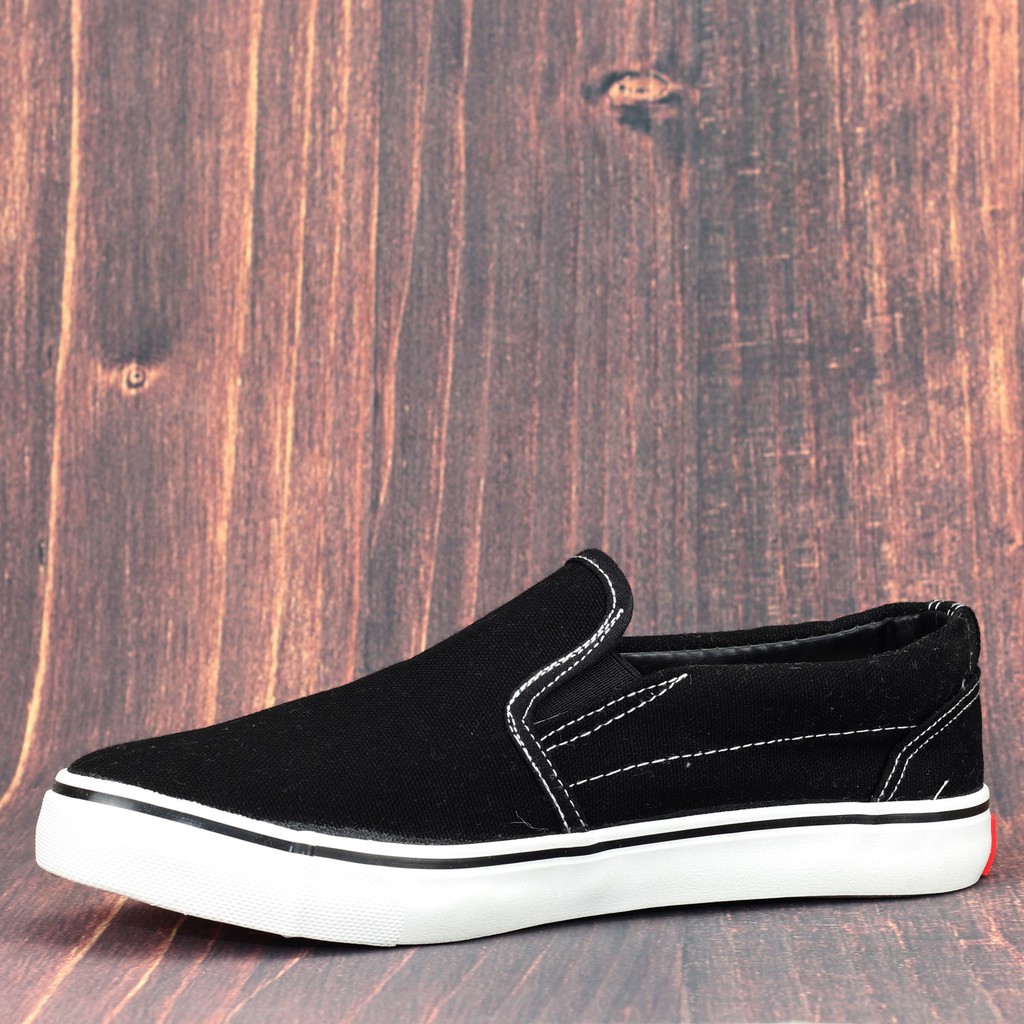 Giày Lười Nam Màu Đen PP