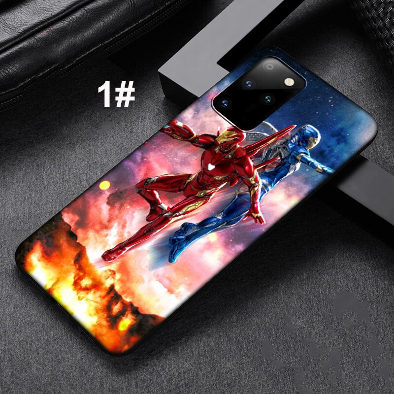 Ốp điện thoại silicon mềm Iron Man Marvel cho Samsung Galaxy A2 Core A9 A8 A7 A6 Plus A5 A3 A6+ 2018 2017 2016 LE43