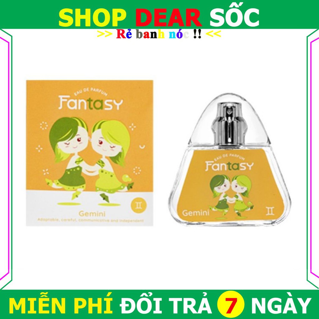 Nước Hoa Fantasy 12 Cung Hoàng Đạo Song Tử - Gemini 20 ml