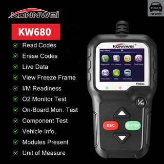 Máy scan konnwei obdii can kw680 obd ii cho động cơ ô tô