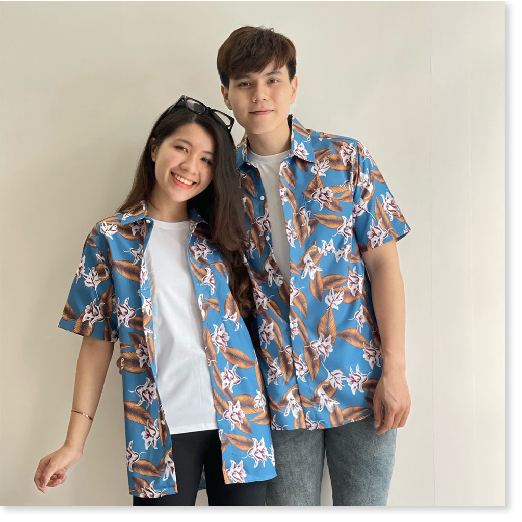 ÁO SƠ MI NAM NỮ,THIẾT KẾ HỌA TIẾT SIÊU NGẦU,CHẤT LIỆU VÃI THOÁNG MÁT LANA FASHION
