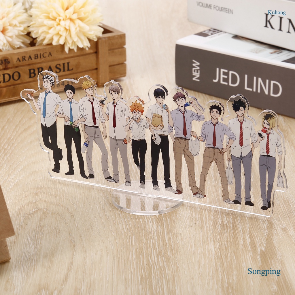 Mô hình nhân vật anime Haikyuu bằng acrylic có giá đỡ để bàn trang trí