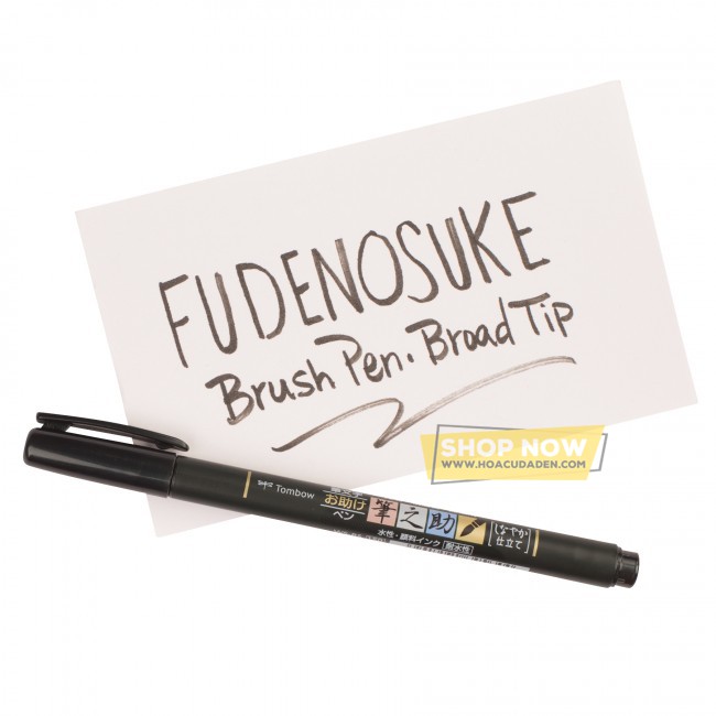 [DA ĐEN] Bút Brush TOMBOW Fudenosuke - 1 đầu