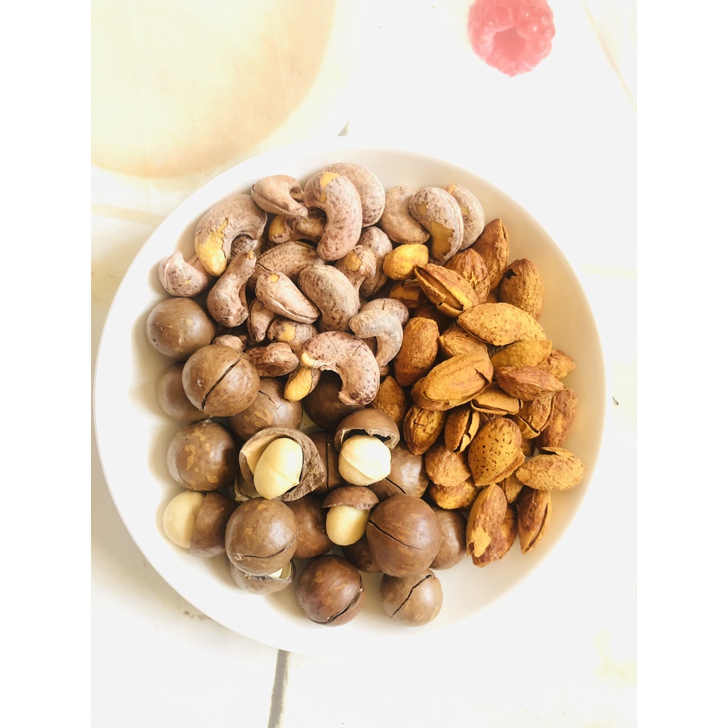 hạnh nhân rang bơ mỏng vỏ 200gr thơm ngon  hàng loại 1