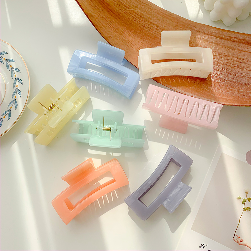Geometric hair clip clip large hair clip female acrylic