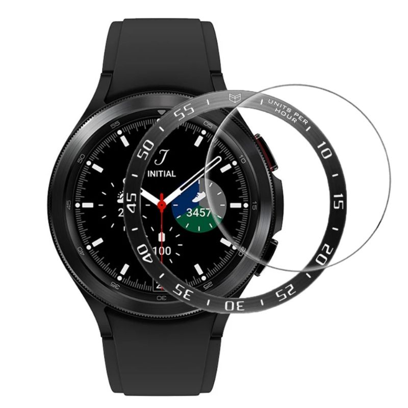 Khung viền bezel (benzen) + kính cường lực 2.5D cho Samsung galaxy watch 4