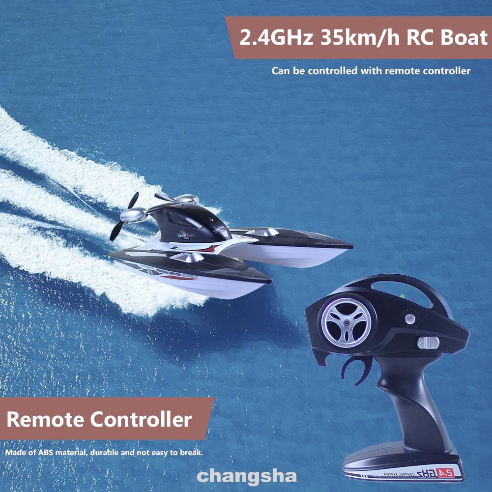 Bộ Điều Khiển Từ Xa Mô Phỏng Thuyền RC Tốc Độ Cao 2.4ghz 35km/h Kèm Phụ Kiện