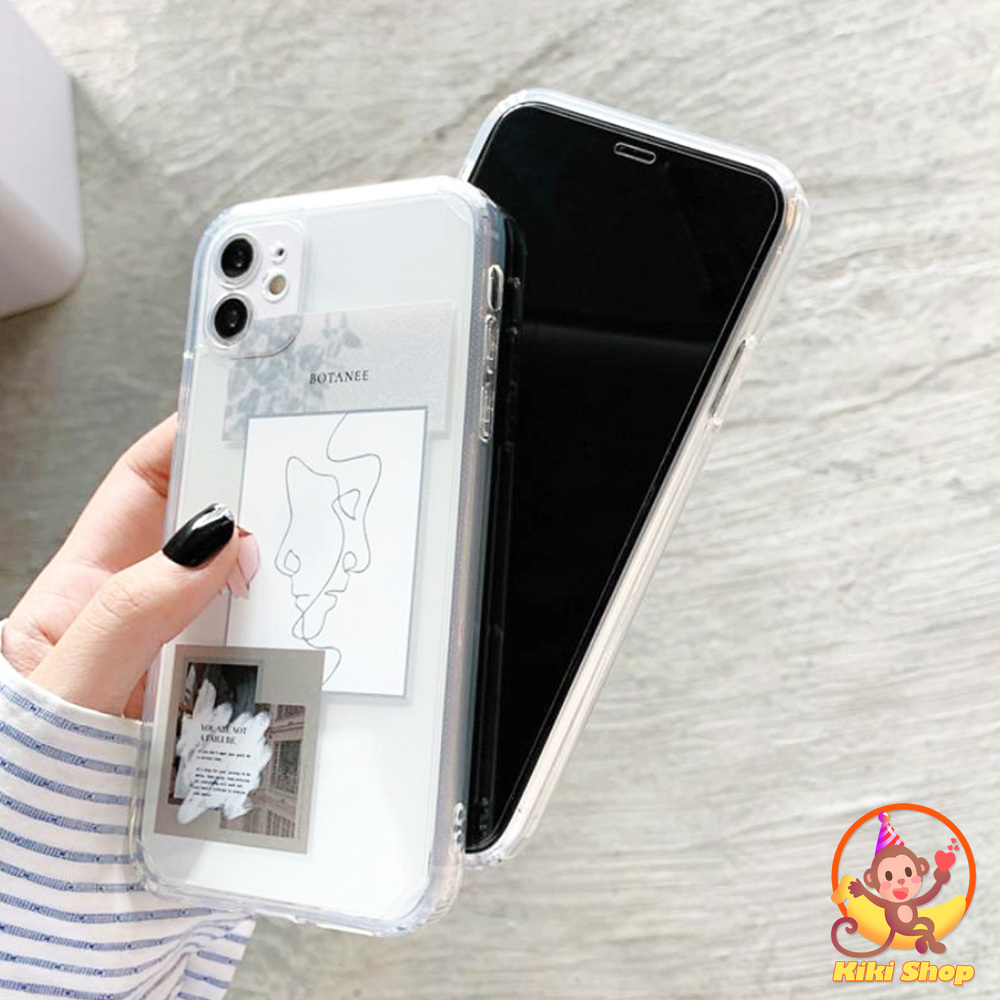 Ốp lưng TPU dẻo trong suốt in hình nhãn hàng VOGUE nghệ thuật cho IPhone 12 11 Pro Max X Xs Max 8 7 Plus