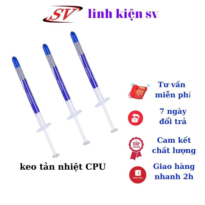 combo 3 keo tản nhiệt CPU loại xilanh nhỏ.