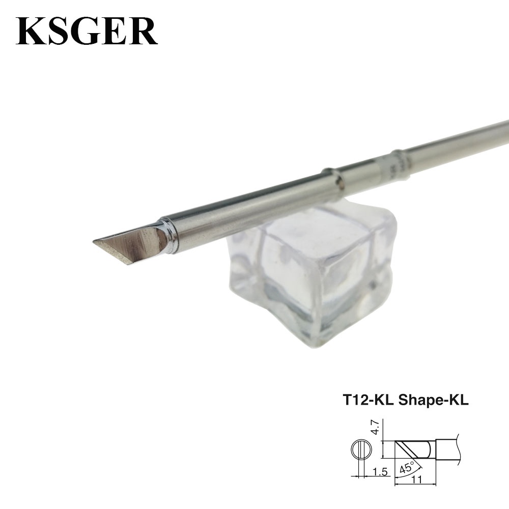 Đầu Hàn Điện Tử KSGER T12-KF KL KR KU K 220v 70W FX-951 200c-450c