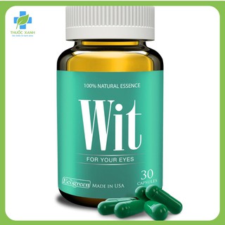 Viên uống Wit tăng cường thị lực, giảm mờ, mỏi mắt