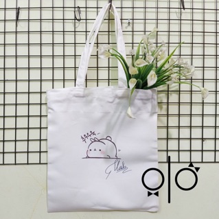 [Kèm ảnh thật] Túi tote thỏ Molang