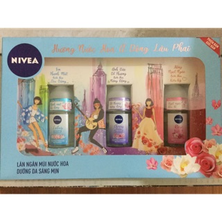 Set 3 lăn khử mùi hương nước hoa Nivea mới 25ml x 3 lọ