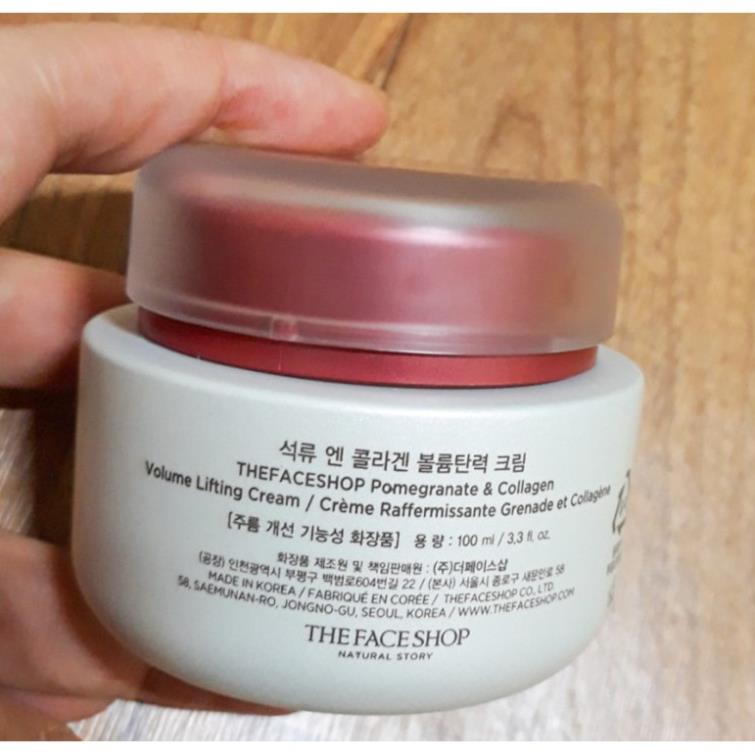 Kem dưỡng da mặt TheFaceShops Pomegranate & Collagen Volume Lifting Cream nâng cơ da