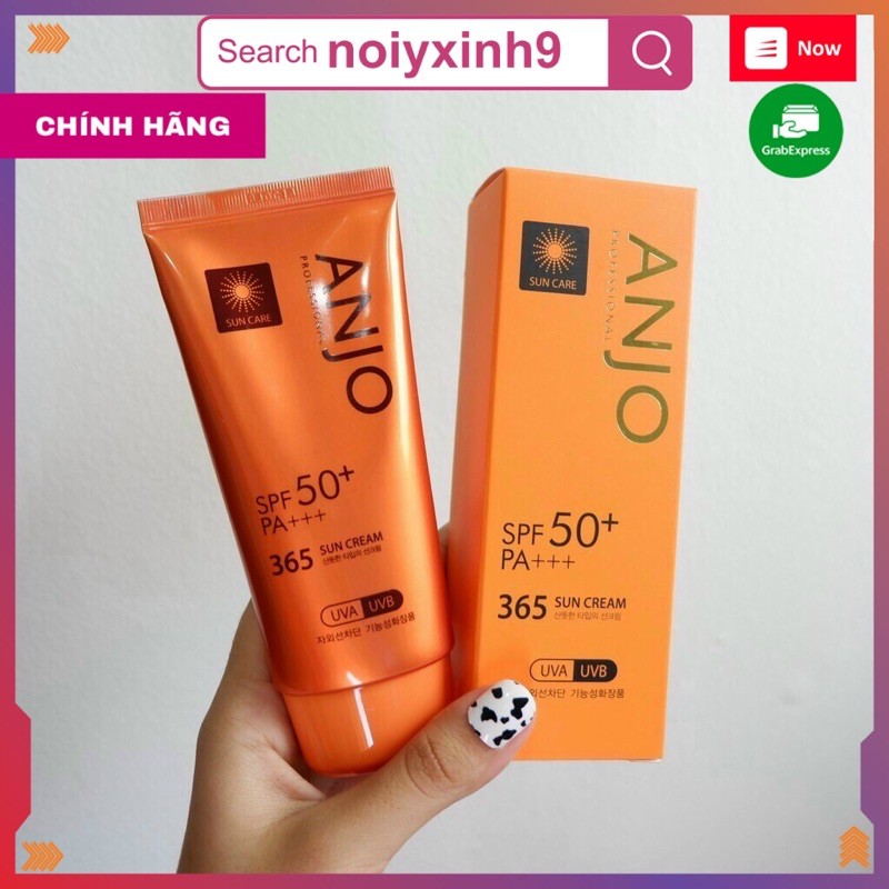 Kem Chống Nắng Anjo dưỡng ẩm, dịu nhẹ và bảo vệ da Professional SPF 50+PA+++ 365 Sun Cream 70g