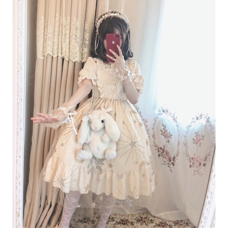 Váy/Đầm Lolita Tianma Galaxy OP Nhật Bản - Kèm video ✨váy đầm công chúa,dự tiệc, tiểu thư, nàng thơ, sang chảnh