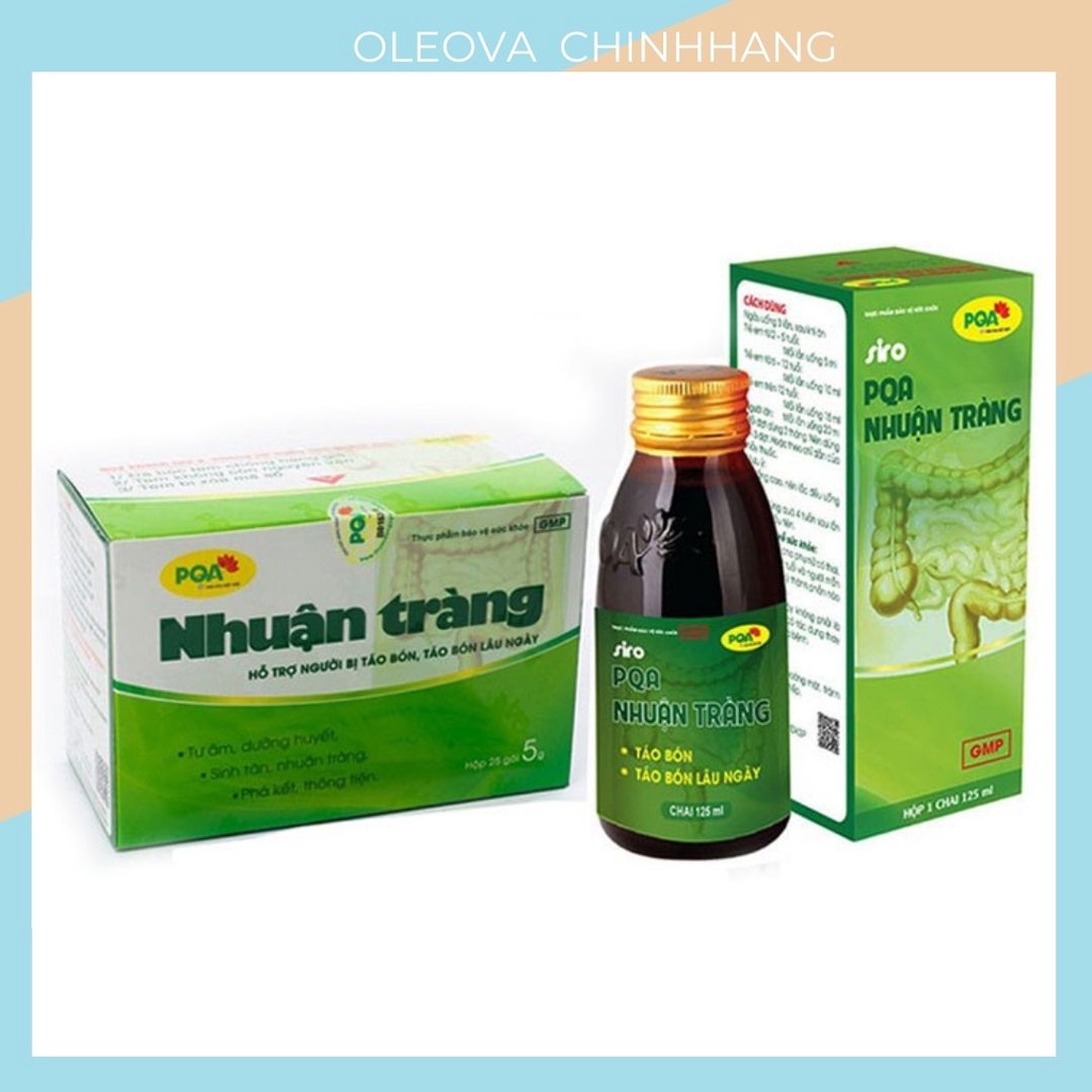 Nhuận tràng pqa Táo bón cho bé người lớn sau sinh OLEOVA RD10 25 gói