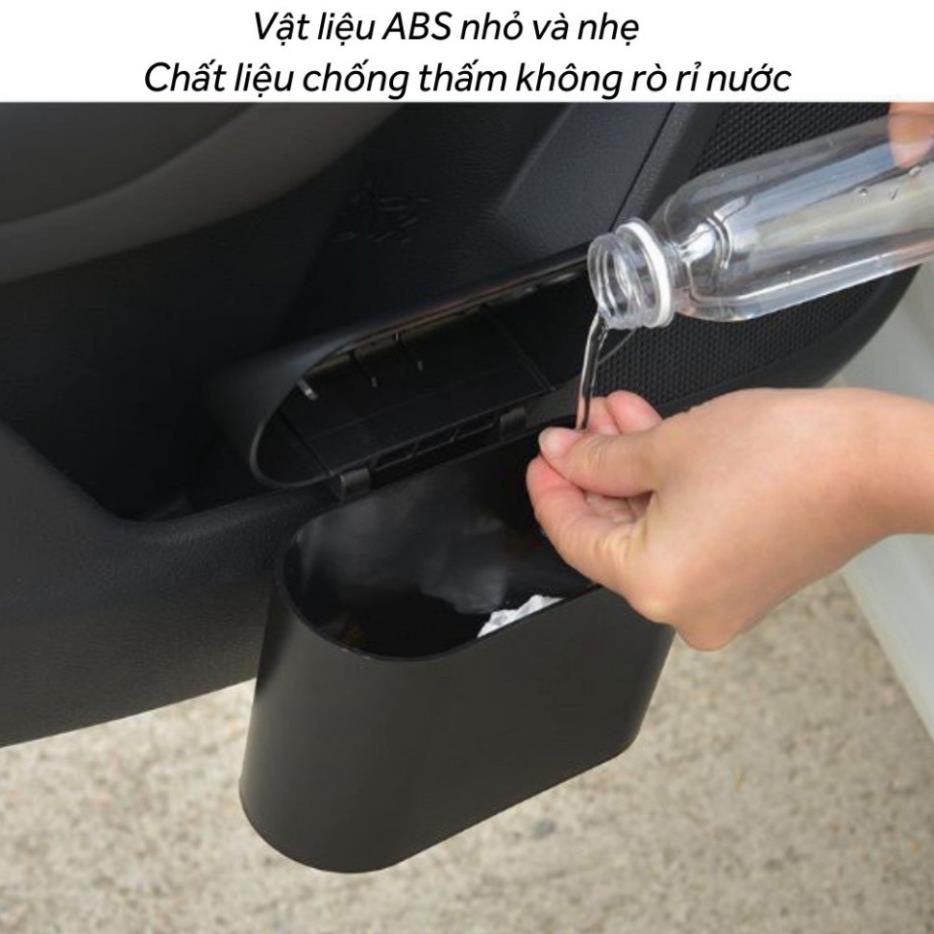Thùng đựng rác ô tô xe hơi nhỏ gọn đa năng gắn cửa xe sau ghế tiện dụng