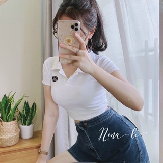 áo crop polo 10197