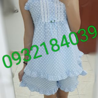 Pijama thái lan chấm bi