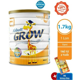 [Mã FMCG80 giảm 10% đơn từ 400K] Sữa Bột Abbott Grow 4 1.7kg