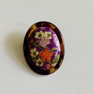 Cài áo Hoa handmade khung kim loại hàng si Nhật