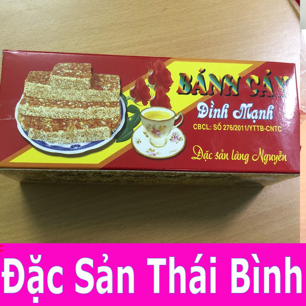 Bánh Cáy Làng Nguyễn - Bánh Cáy Đình Mạnh Đặc Sản Thái Bình Bánh Vuông 550g
