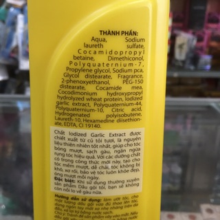 Dầu gội tỏi Thorakao 400ml