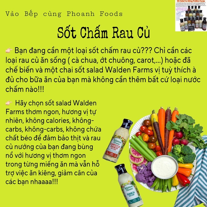 Sốt Salad Ăn Kiêng Walden Farms