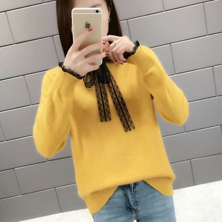 Áo len thắt nơ cao cấp hàng quảng châu