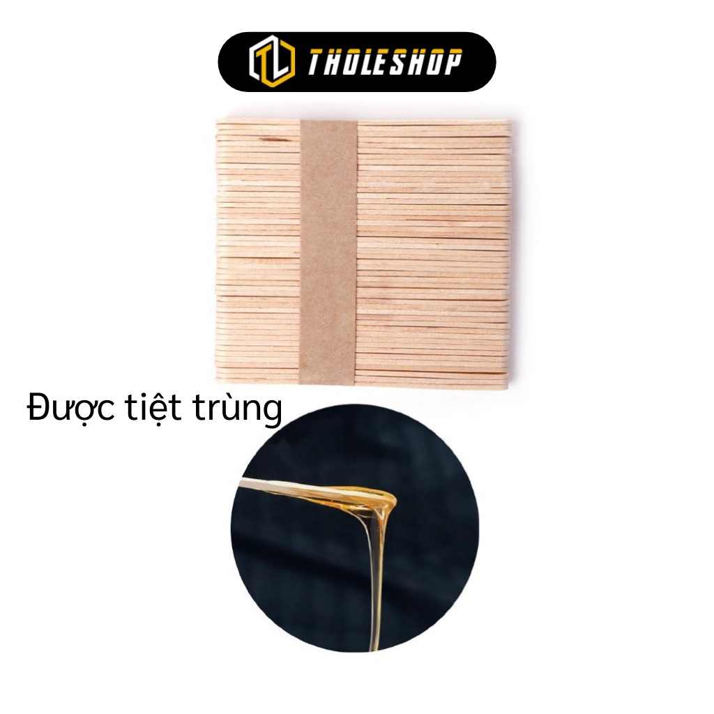 Combo 10 Que Đè Lưỡi - 10 Que gạt gỗ dùng để gạt sáp wax lông