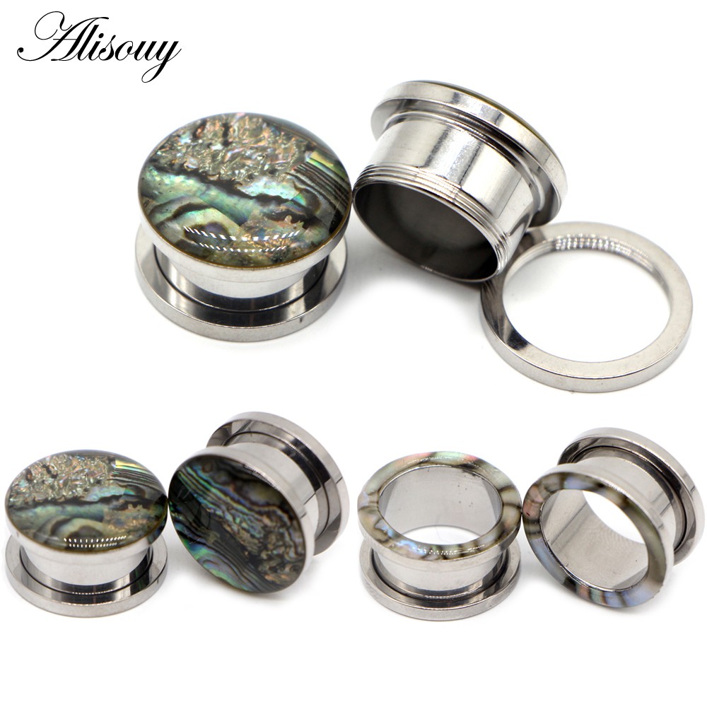 Bộ 2 Khuyên Nong Tai Bằng Thép Không Gỉ Thời Trang