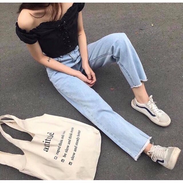 Túi tote Attitude Hàn Quốc